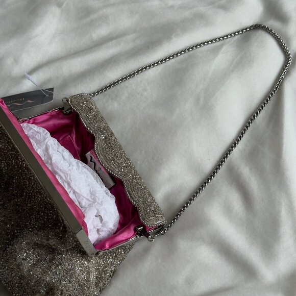 Nina NWT Beaded Clutch/Evening Bag - Picture 3 of 7